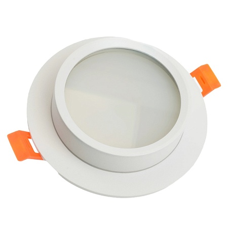 Светильник встраиваемый Feron DL504 потолочный GX53 белый круг IP44 - фото