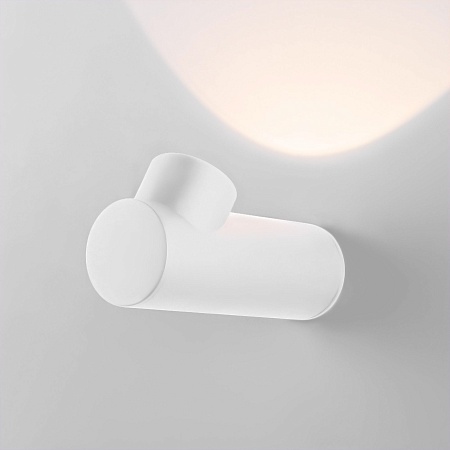 Уличный настенный светодиодный светильник Ray LED IP54 35134/W белый Elektrostandard - фото