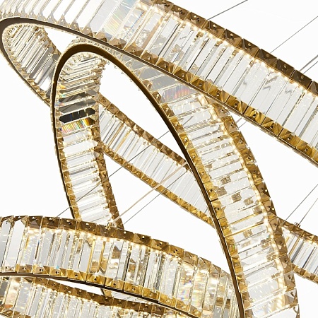 Люстра подвесная ST-Luce Латунь/Прозрачный LED 1*122W 4000K SL1622.303.03 - фото