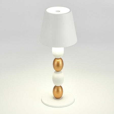 Прикроватная лампа ST-Luce Белый, Золотистый/Белый LED 1*3W 3000-6000K SL1011.514.01 - фото