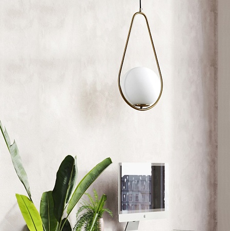 Подвесной Светильник Hoop Drop Black Imperiumloft 213738-26 - фото