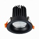 Св-к встр. Черный LED 1*10W 4000K 900Lm Ra>90 38° IP20 D85xH75 170-240V ST703.448.10 - фото
