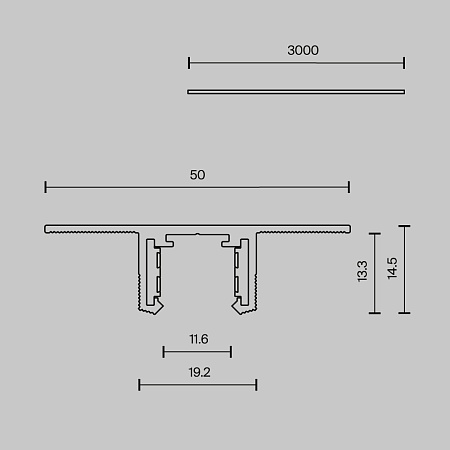 Шинопровод Technical TRX239-423.12B - фото