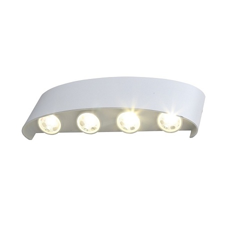 Светильник уличный настенный ST-Luce Белый кварцевый LED 8*1W 4000K SL089.501.08 - фото