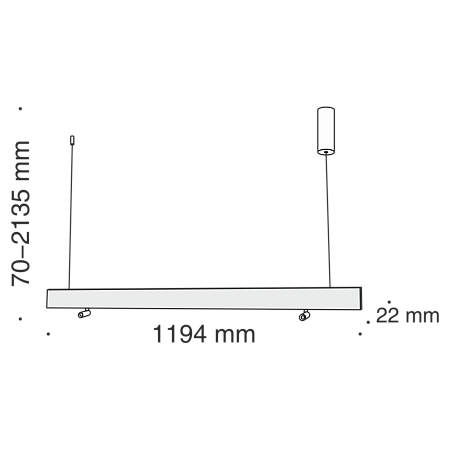 Подвесной светильник Technical P068PL-L27B4K - фото