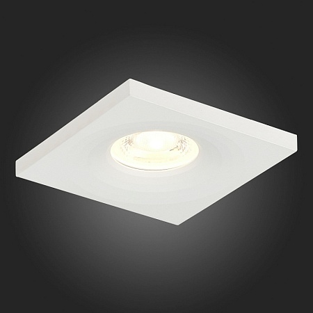 Св-к встр. Белый GU10 1*50W L94xW94xH27 220V Без ламп ST205.518.01 - фото