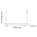 Подвесной светильник Technical P068PL-L27B4K - фото