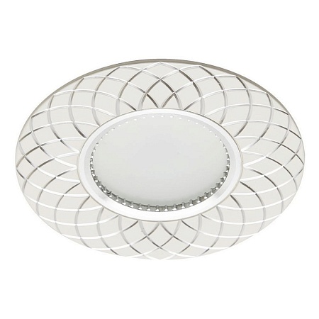 Светильник встраиваемый Feron GS-M361 потолочный MR16 G5.3 серебристый - фото