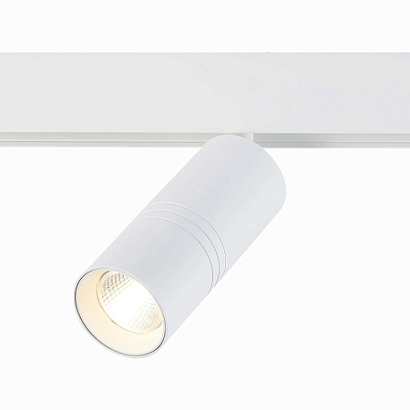 Магнитный трековый светильник белый LED 1*18W 3000K 1 530Lm Ra>80 36° IP20 L-xW60xH148 ST365.536.18 - фото