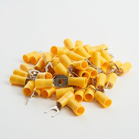 Наконечник вилочный изолированный НВИ 6-6, LD404-606 (упаковка 100 шт) - фото