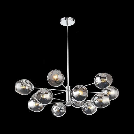 Светильник подвесной ST-Luce Хром/Дымчатый E14 12*40W SL1500.103.12 - фото