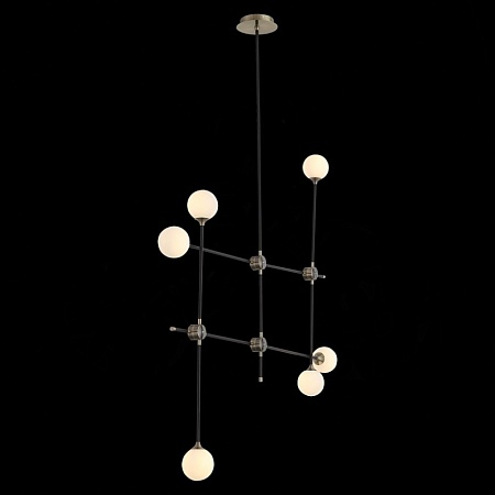 Светильник подвесной ST-Luce Черный, Золото/Белый G9 6*5W SL429.403.06 - фото