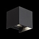 Светильник уличный настенный ST-Luce Черный/Черный LED 2*3W 4000K SL560.401.02 - фото