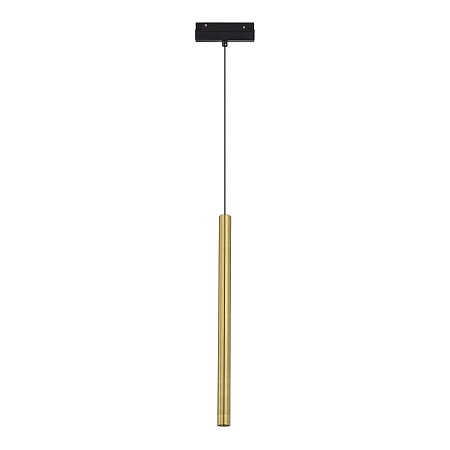 Магнитный трековый светильник Золотистый LED 1*8W 3000K 450Lm Ra90 24° IP20 D30xH500 48 ST683.336.08 - фото