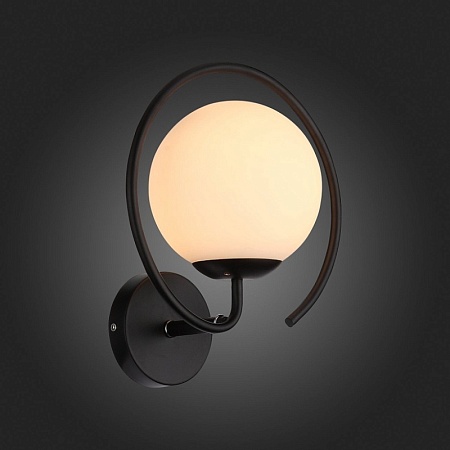 Светильник настенный Черный/Белый E27 1*60W SL418.401.01 - фото