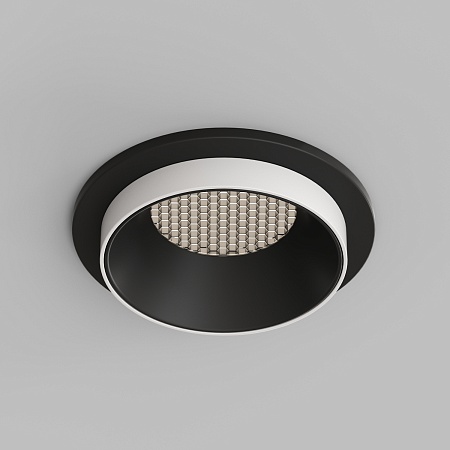 DK2400-BK Встраиваемый светильник, IP 20, 50 Вт, GU10, черный, алюминий - фото