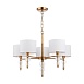Светильник подвесной Латунь, Прозрачный/Белый E14 5*40W SLE105713-05 - фото