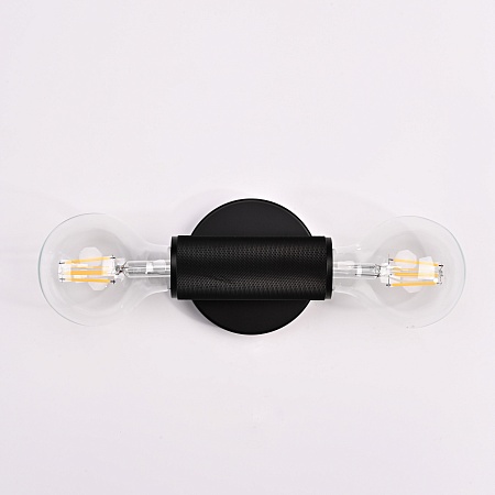 Бра Rh Utilitaire Inline Sconce Black Imperiumloft 123278-22 - фото