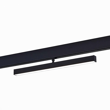 Магнитный трековый светильник Черный LED 1*12W 4000K 750Lm Ra>90 120° IP20 L405xW22,5xH ST802.446.12 - фото