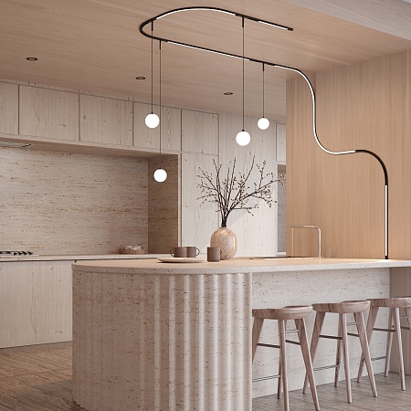 Трековая система Technical встраиваемая низковольтная (48 Вольт) чёрная 150x150x150 TS-Z-150-TR173-1-8WTW-B