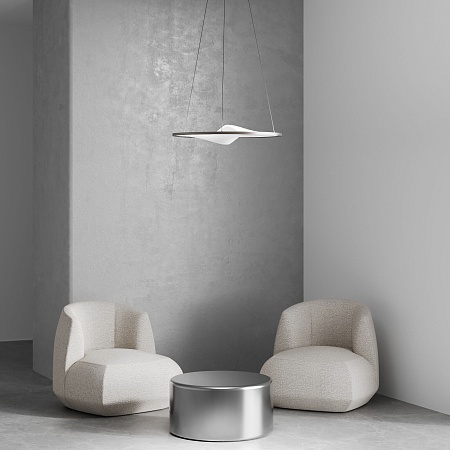 Подвесной светильник Eurosvet 40027/1 LED серый - фото