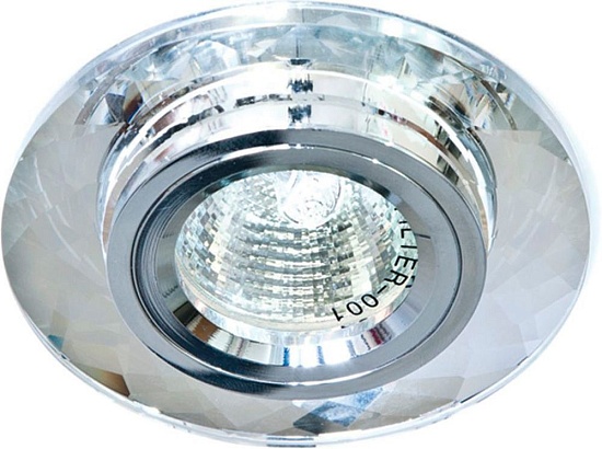 Светильник встраиваемый Feron DL8050-2 потолочный MR16 G5.3 серебристый - фото