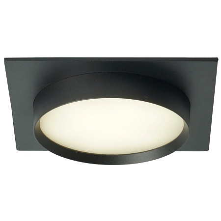 Светильник встраиваемый Feron DL506 потолочный GX53 черный круг - фото