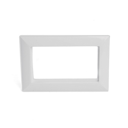 Рамка  2-местная (без перемычки),  пластик, STEKKER, PFR00-7012-01, серия Катрин, белый - фото