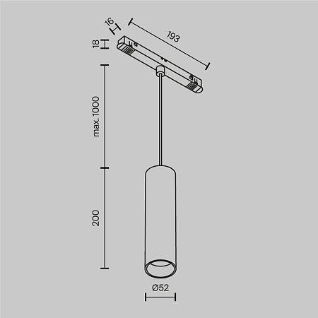 Трековый светильник Technical FOCUS LED TR041-2-12W4K-W - фото