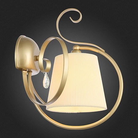 Светильник настенный Золотистый/Белый E14 1*40W SL177.201.01 - фото