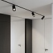 Slim Magnetic Трековый светильник с инновационной антибликовой решеткой 13W 4000K Kars черный 85524/01 Elektrostandard - фото