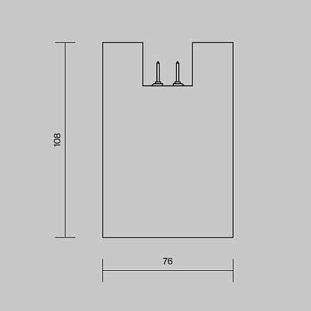 Уличный трековый светильник Outdoor O-TR01-2-S-16WW3K - фото