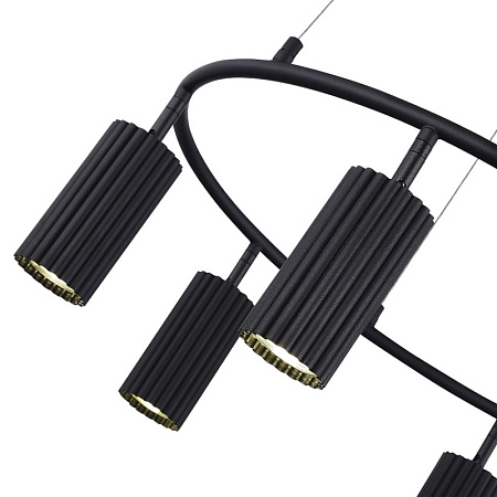 Светильник подвесной ST-Luce Черный/Черный GU10 6*5W 4000K SL1213.403.06 - фото