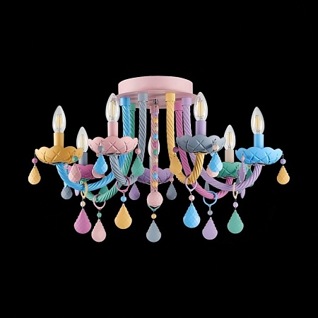 Люстра потолочная ST-Luce Разноцветный E14 7*40W SL1700.782.07 - фото
