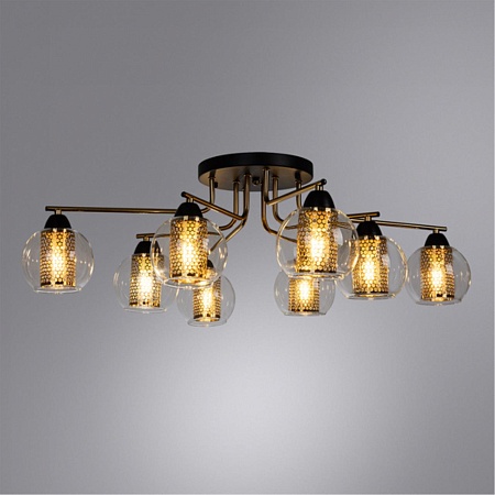 Потолочная люстра ARTE LAMP A7045PL-8BK - фото