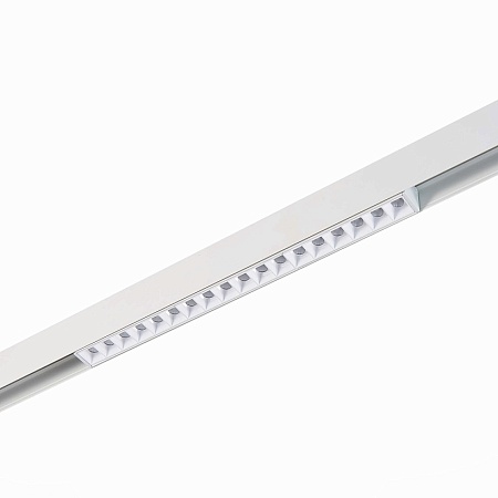 Магнитный трековый светильник Белый LED 1*18W 3000K 1 407Lm Ra>80 36° IP20 L331xW22xH44 ST361.536.18 - фото