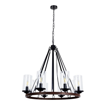 Подвесная люстра ARTE LAMP A7014SP-8BK - фото