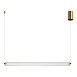Светильник подвесной ST-Luce Латунь/Прозрачный LED 1*30W 4000K SL6224.313.01 - фото