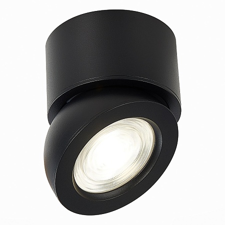 Светильник потолочный Черный LED 1*10W 4000K 850Lm Ra>90 38° IP20 D95xH96 180-240V ST654.442.10 - фото
