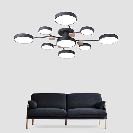 Потолочная Люстра Gamma D88 Black Imperiumloft 223768-23 - фото