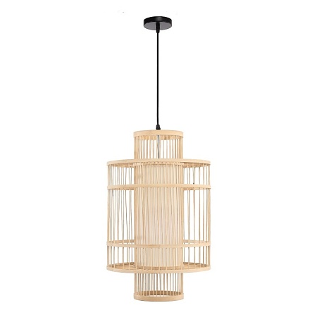 Светильник подвесной ST-Luce Древесный/Белый E27 1*40W SL6241.523.01 - фото