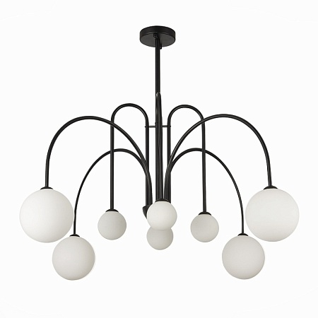 Люстра потолочная ST-Luce Черный/Белый G9 8*5W SL1204.402.08 - фото