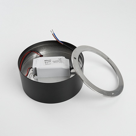 Светильник накладной со светодиодами 10W, 700Lm, черный (4000К), AL200 “Simple matte” - фото