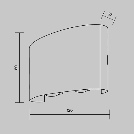 Архитектурная подсветка Outdoor Strato O417WL-L4W3K - фото
