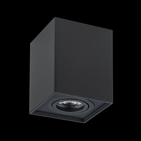 Светильник потолочный Черный GU10 1*50W L100xW100xH123 220V Без ламп ST109.407.01 - фото