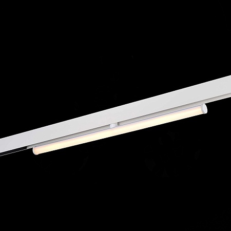 Магнитный трековый светильник Белый LED 1*10W 3000K 1 200Lm Ra>90 120° IP20 L604xW28xH8 ST803.536.10 - фото