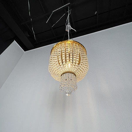 Потолочная Люстра Jacqueline White Sconce Brass Imperiumloft 186172-22 - фото