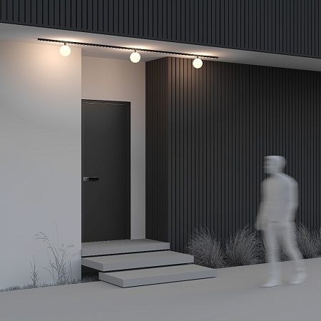 Уличный трековый светильник Outdoor O-TR01-2-S-9WB3K - фото