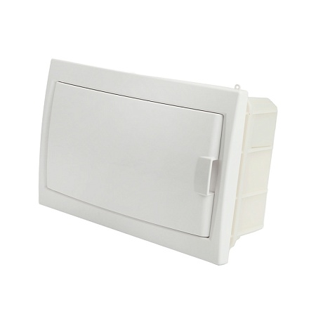 Бокс встраиваемый STEKKER EBX50-2/08-20 8 модулей, белый, пластик, серия Standart - фото