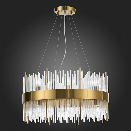 Люстра подвесная ST-Luce Латунь/Латунь, Прозрачный G9 16*5W SL1158.303.16 - фото